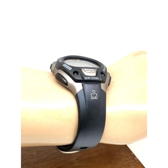 Timex Men's Watch T5E901 Ironman Quartz 38mm Digital Indiglo Black Rubber Strap - Picture 11 of 14